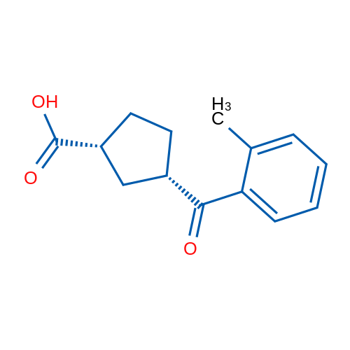cis-3-(2-Methylbenzoyl)cyclopentane-1-carboxylic acid 1g
