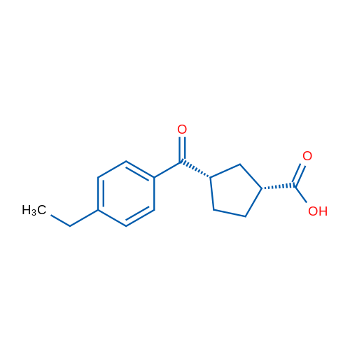 cis-3-(4-Ethylbenzoyl)cyclopentane-1-carboxylic acid 1g