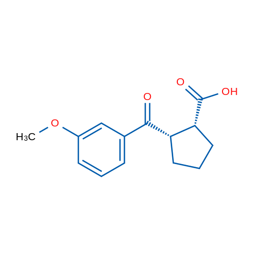 cis-2-(3-Methoxybenzoyl)cyclopentane-1-carboxylic acid 1g