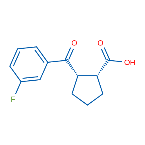 cis-2-(3-Fluorobenzoyl)cyclopentane-1-carboxylic acid 1g