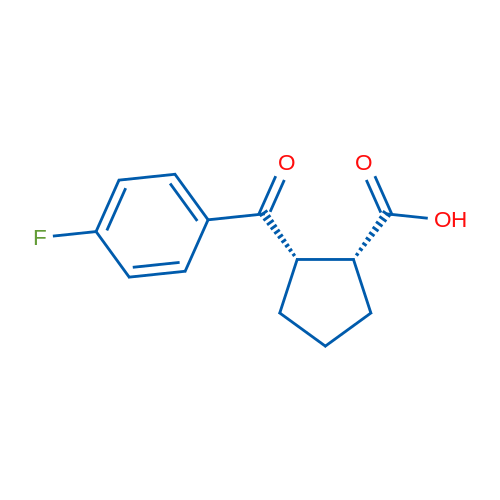 cis-2-(4-Fluorobenzoyl)cyclopentane-1-carboxylic acid 1g