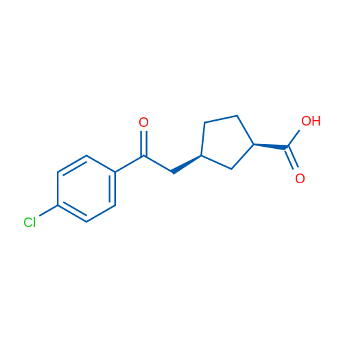 cis-3-[2-(4-Chlorophenyl)-2-oxoethyl]cyclopentane-1-carboxylic acid 1g