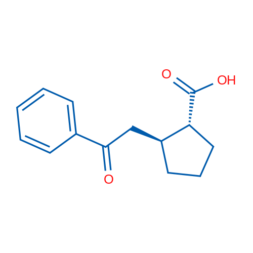 trans-2-(2-Oxo-2-phenylethyl)cyclopentane-1-carboxylic acid 1g