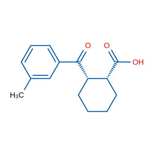 cis-2-(3-Methylbenzoyl)cyclohexane-1-carboxylic acid 1g