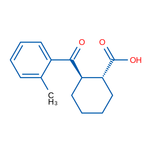 trans-2-(2-Methylbenzoyl)cyclohexane-1-carboxylic acid 1g