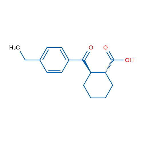 trans-2-(4-Ethylbenzoyl)cyclohexane-1-carboxylic acid 1g