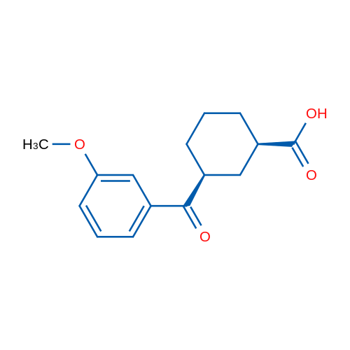 cis-3-(3-Methoxybenzoyl)cyclohexane-1-carboxylic acid 1g