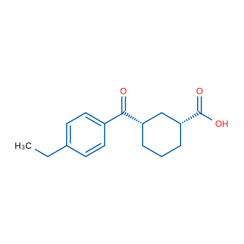 cis-3-(4-Ethylbenzoyl)cyclohexane-1-carboxylic acid 1g