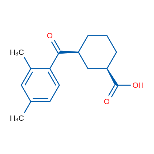 cis-3-(2,4-Dimethylbenzoyl)cyclohexane-1-carboxylic acid 1g