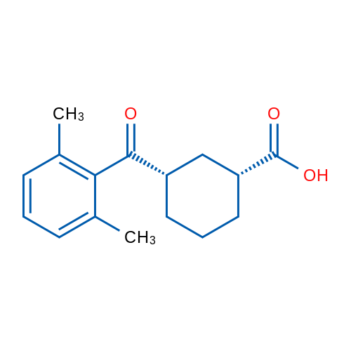 cis-3-(2,6-Dimethylbenzoyl)cyclohexane-1-carboxylic acid 1g