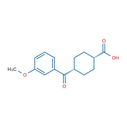 cis-4-(3-Methoxybenzoyl)cyclohexanecarboxylic acid 1g
