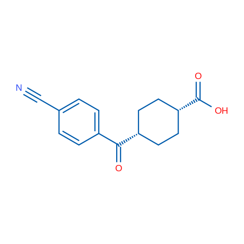 cis-4-(4-Cyanobenzoyl)cyclohexanecarboxylic acid 1g