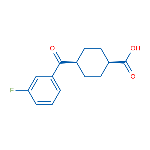 cis-4-(3-Fluorobenzoyl)cyclohexanecarboxylic acid 1g