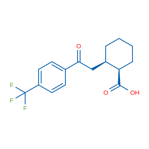 cis-2-[2-Oxo-2-(4-trifluoromethylphenyl)ethyl]cyclohexane-1-carboxylic acid 1g