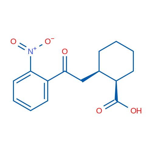 cis-2-[2-Oxo-2-(2-nitrophenyl)ethyl]cyclohexane-1-carboxylic acid 1g