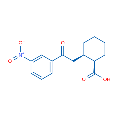 cis-2-[2-Oxo-2-(3-nitrophenyl)ethyl]cyclohexane-1-carboxylic acid 1g
