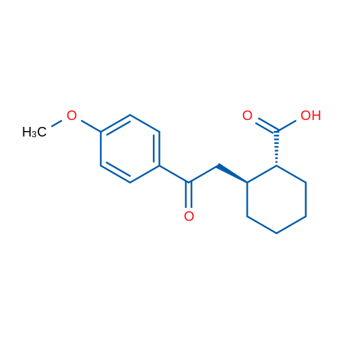 trans-2-[2-(4-Methoxyphenyl)-2-oxoethyl]cyclohexane-1-carboxylic acid 1g