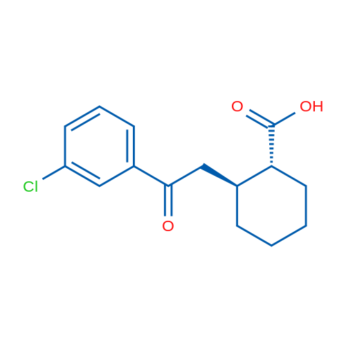 trans-2-[2-(3-Chlorophenyl)-2-oxoethyl]cyclohexane-1-carboxylic acid 1g