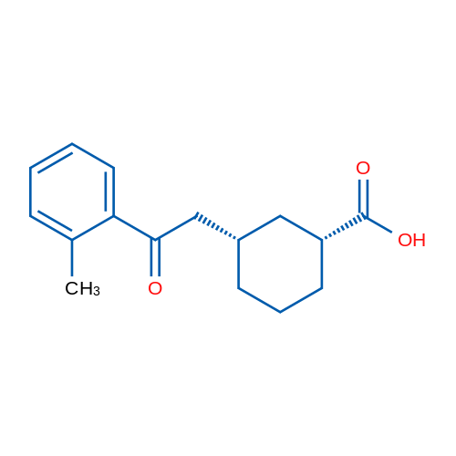 cis-3-[2-(2-Methylphenyl)-2-oxoethyl]cyclohexane-1-carboxylic acid 1g
