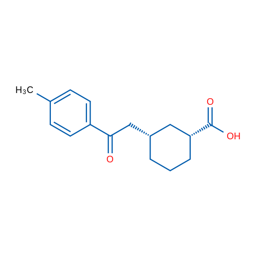 cis-3-[2-(4-Methylphenyl)-2-oxoethyl]cyclohexane-1-carboxylic acid 1g