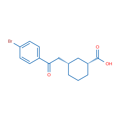 cis-3-[2-(4-Bromophenyl)-2-oxoethyl]cyclohexane-1-carboxylic acid 1g