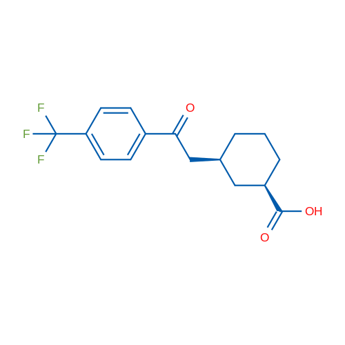 cis-3-[2-Oxo-2-(4-trifluoromethylphenyl)ethyl]cyclohexane-1-carboxylic acid 1g