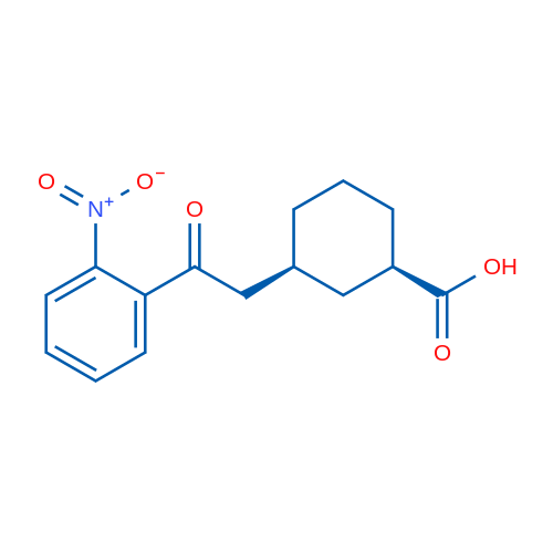 cis-3-[2-Oxo-2-(2-nitrophenyl)ethyl]cyclohexane-1-carboxylic acid 1g