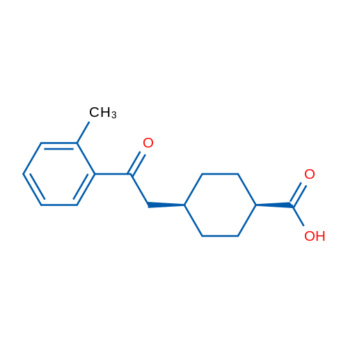 cis-4-(2-Oxo-2-(o-tolyl)ethyl)cyclohexanecarboxylic acid 1g