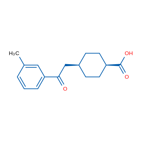cis-4-(2-Oxo-2-(m-tolyl)ethyl)cyclohexanecarboxylic acid 1g