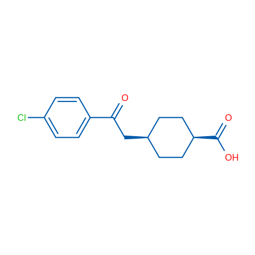 cis-4-(2-(4-Chlorophenyl)-2-oxoethyl)cyclohexanecarboxylic acid 1g