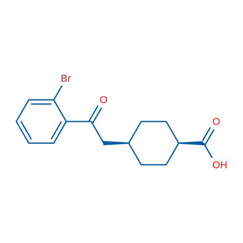 cis-4-(2-(2-Bromophenyl)-2-oxoethyl)cyclohexanecarboxylic acid 1g