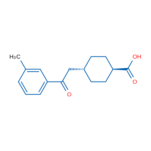trans-4-(2-Oxo-2-(m-tolyl)ethyl)cyclohexanecarboxylic acid 1g