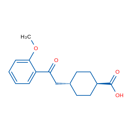 trans-4-(2-(2-Methoxyphenyl)-2-oxoethyl)cyclohexanecarboxylic acid 1g