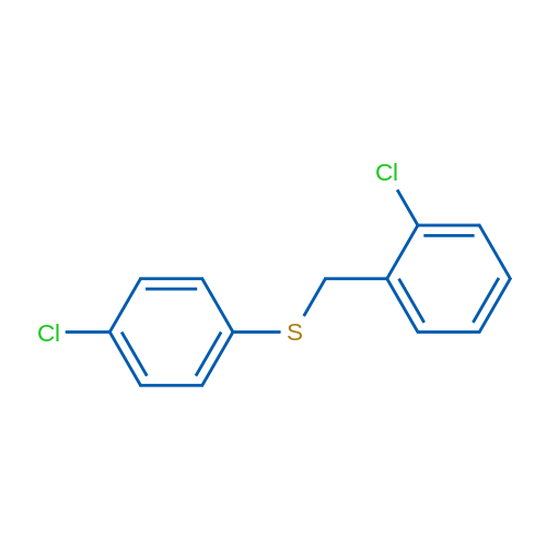 (2-Chlorobenzyl)(4-chlorophenyl)sulfane 1g