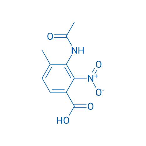 3-Acetamido-4-methyl-2-nitrobenzoic acid 250mg