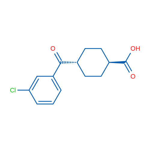 trans-4-(3-Chlorobenzoyl)cyclohexanecarboxylic acid 1g