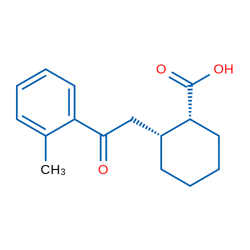 cis-2-[2-(2-Methylphenyl)-2-oxoethyl]cyclohexane-1-carboxylic acid 1g