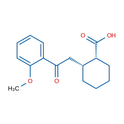cis-2-[2-(2-Methoxyphenyl)-2-oxoethyl]cyclohexane-1-carboxylic acid 1g