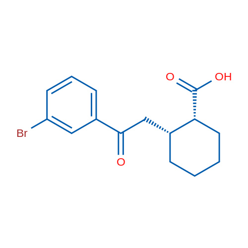 cis-2-[2-(3-Bromophenyl)-2-oxoethyl]cyclohexane-1-carboxylic acid 1g