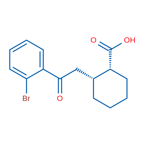 cis-2-[2-(2-Bromophenyl)-2-oxoethyl]cyclohexane-1-carboxylic acid 1g