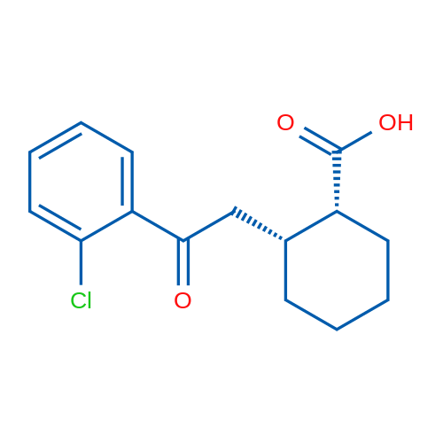 cis-2-[2-(2-Chlorophenyl)-2-oxoethyl]cyclohexane-1-carboxylic acid 1g