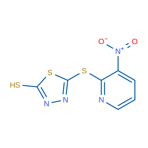 5-[(3-Nitropyridin-2-yl)sulfanyl]-1,3,4-thiadiazole-2-thiol 1g