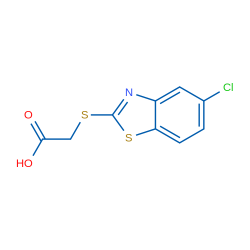 2-((5-Chlorobenzo[d]thiazol-2-yl)thio)acetic acid 1g
