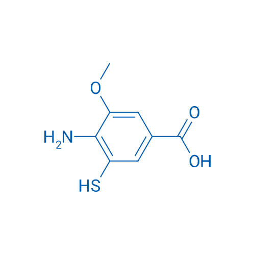 4-Amino-3-mercapto-5-methoxybenzoic acid 1g