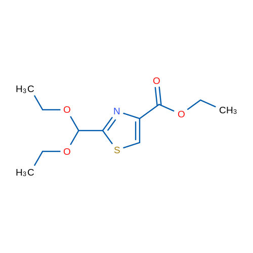 Ethyl 2-(diethoxymethyl)thiazole-4-carboxylate 250mg