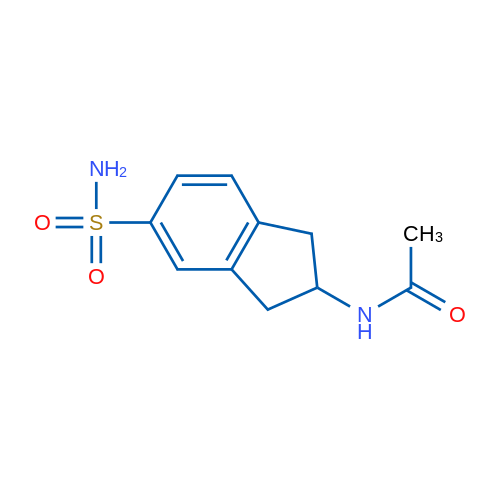 N-(5-Sulfamoyl-2,3-dihydro-1H-inden-2-yl)acetamide 1g