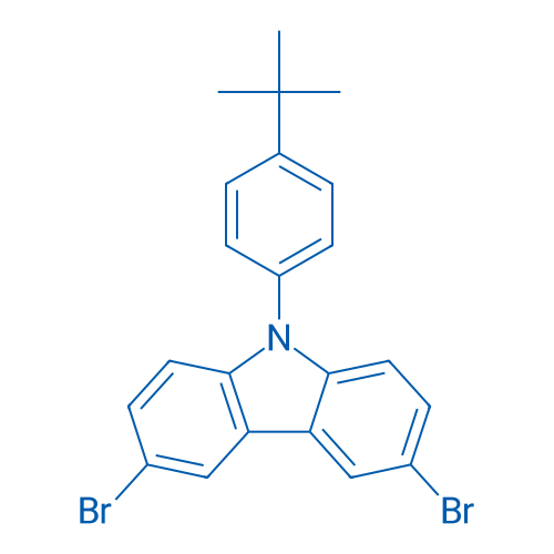 3,6-Dibromo-9-(4-(tert-butyl)phenyl)-9H-carbazole 1g