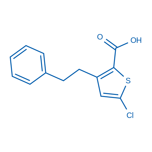 5-Chloro-3-phenethylthiophene-2-carboxylic acid 1g