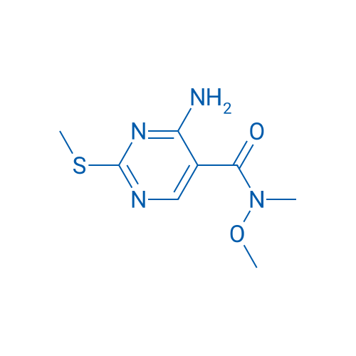 4-Amino-N-methoxy-N-methyl-2-(methylthio)pyrimidine-5-carboxamide 1g