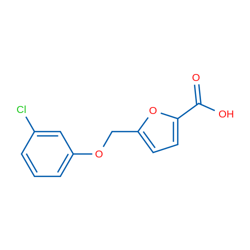 5-((3-Chlorophenoxy)methyl)furan-2-carboxylic acid 1g